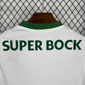 Mens Sporting CP 2025/26 Whtie Away Jersey - Image 8
