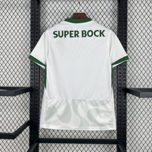 Mens Sporting CP 2025/26 Whtie Away Jersey - Image 2