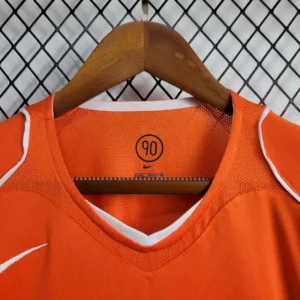 Retro Netherlands 2004 Home Jersey - Image 4