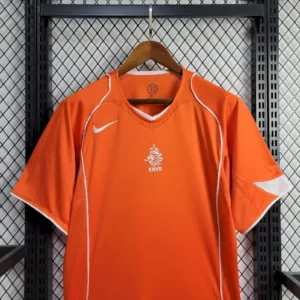 Retro Netherlands 2004 Home Jersey - Image 3