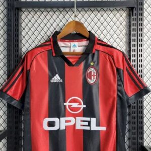 Retro AC Milan 1998/99 Home Jersey - Image 3
