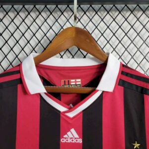 Retro AC Milan 2009/10 Home Long Sleeves Jersey - Image 7
