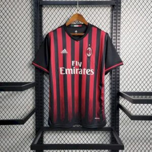 Retro AC Milan 2016/17 Home Jersey - Image 3