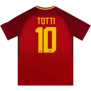 Retro AS Roma 2017/18 Home Jersey - Image 2
