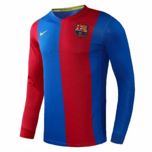 Retro Barcelona 2006/07 Home Long Sleeves Jersey - Image 2