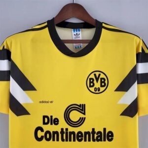 Retro Borussia Dortmund 1989 Home Jersey - Image 2
