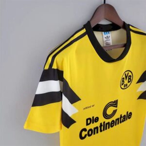 Retro Borussia Dortmund 1989 Home Jersey - Image 3