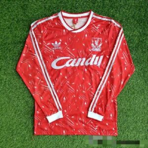 Retro Liverpool 1989/91 Home Long Sleeves Jersey - Image 10