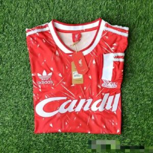 Retro Liverpool 1989/91 Home Long Sleeves Jersey - Image 12