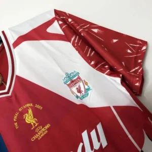 Retro Liverpool 2005 The Final Istanbul Commemorate Jersey - Image 4