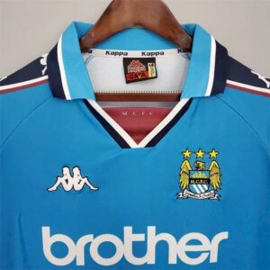 Retro Manchester City 1997/99 Home Jersey - Image 2