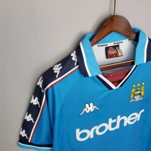 Retro Manchester City 1997/99 Home Jersey - Image 3