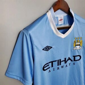 Retro Manchester City 2011/12 Home Jersey - Image 3