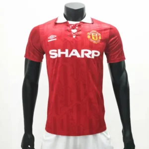Retro Manchester United 1992/94 Home Jersey - Image 10