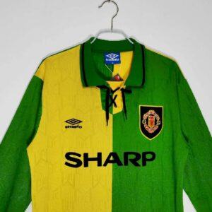 Retro Manchester United 1992/94 Third Long Sleeves Jersey - Image 13