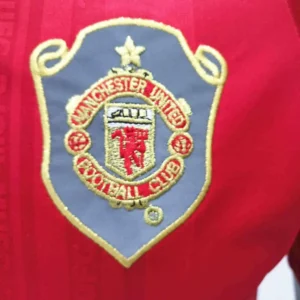 Retro Manchester United 1999/00 Home Long Sleeves Jersey - Image 5
