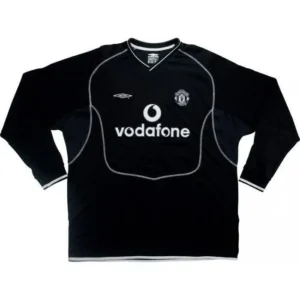 Retro Manchester United 2000/02 Goalkeeper Long Sleeves Jersey - Image 2