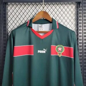 Retro Morocco 1998 Home Long Sleeve Jersey - Image 2