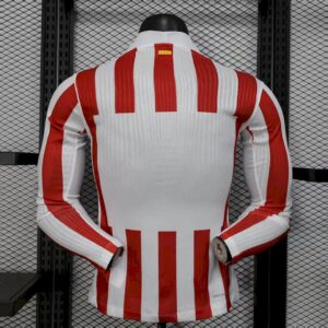 Mens Atletico Madrid 2025/26 Home Long Sleeves Jersey Player Version - Image 2