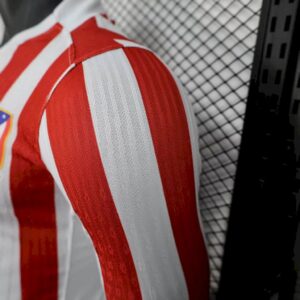 Mens Atletico Madrid 2025/26 Home Long Sleeves Jersey Player Version - Image 6