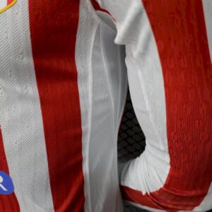 Mens Atletico Madrid 2025/26 Home Long Sleeves Jersey Player Version - Image 5