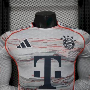 Mens Bayern Munich 2025/26 Away Long Sleeves Jersey Player Version - Image 10