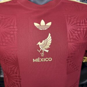 Mens Mexico 2025/26 Red Special Edition Jersey Player Version - Image 4
