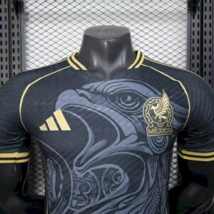 Mens Mexico 2025/26 Black Special Edition Jersey Player Version - Image 8