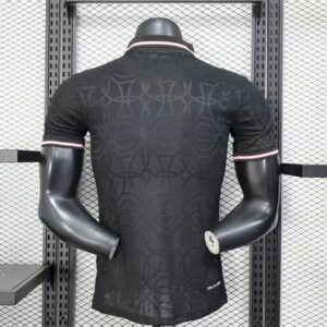 Mens Paris Saint-Germain 2025/26 Black Polo Jersey Player Version - Image 2