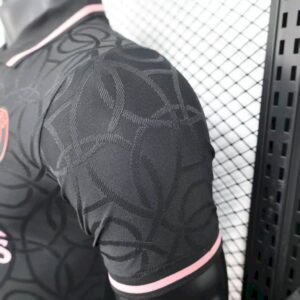 Mens Paris Saint-Germain 2025/26 Black Polo Jersey Player Version - Image 7
