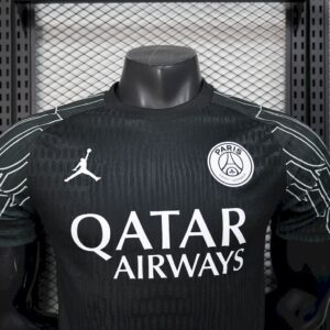 Mens Paris Saint-Germain 2024/25 Fourth Black Jersey Player Version - Image 3
