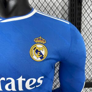 Mens Real Madrid 2025/26 Third Long Sleeves Jersey Player Version - Image 7