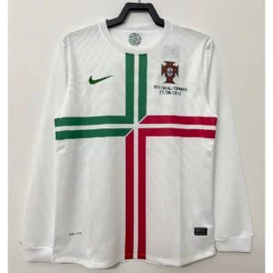 Retro Portugal 2012 Euro Cup Away Long Sleeves Jersey - Image 2