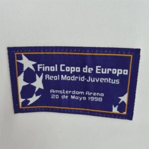 Retro Real Madrid 1997/98 Champions League 7 Champions Commemorative Jersey - Image 7