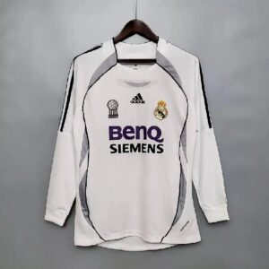 Retro Real Madrid 2006/07 Home Long Sleeves Jersey
