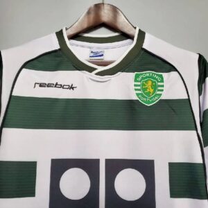 Retro Sporting CP 2001/03 Home Jersey - Image 2