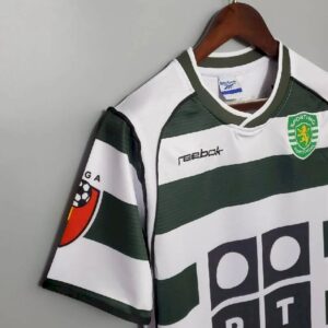Retro Sporting CP 2001/03 Home Jersey - Image 3