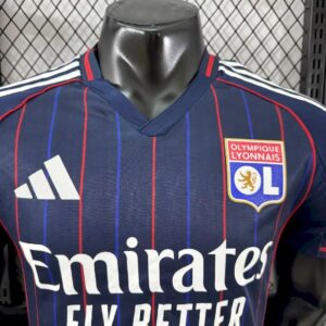 Mens Olympique Lyonnais 2025/26 Away Jersey Player Version - Image 7