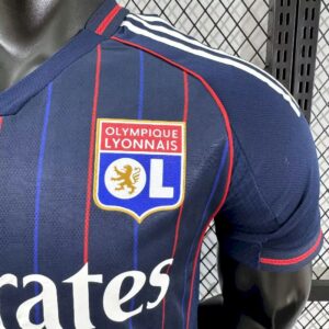 Mens Olympique Lyonnais 2025/26 Away Jersey Player Version - Image 5