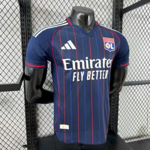 Mens Olympique Lyonnais 2025/26 Away Jersey Player Version - Image 4