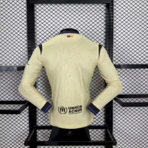 Mens Barcelona 2025/26 Away Long Sleeves Jersey Player Version - Image 2