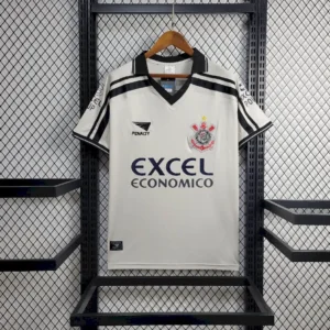 Retro Corinthians 1998 Home Jersey - Image 3
