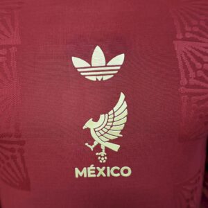 Mens Mexico 2025/26 Red Special Edition Jersey Player Version - Image 7