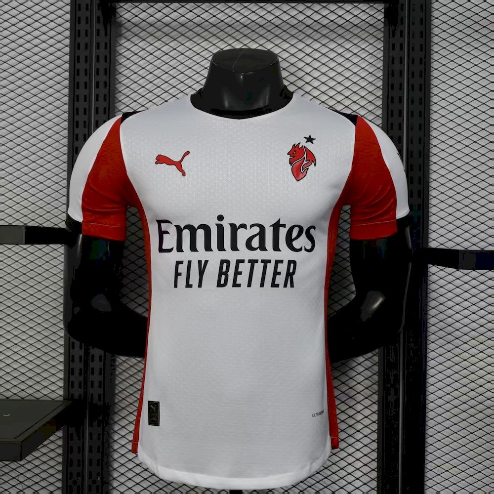 Mens AC Milan 2025/26  Away Jersey Player Version