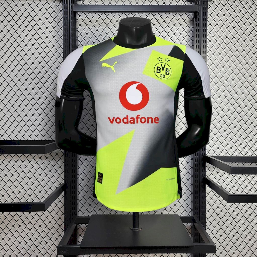 Mens Borussia Dortmund 2025/26 Away Jersey Player Version